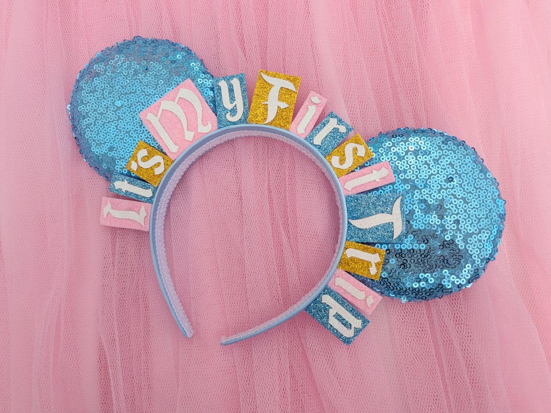 Visitears Magical First Visit Mouse Ears | Custom “it’s My First Trip” Vacation ...