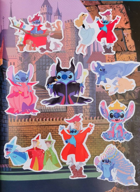 Disney Lilo and Stitch Pens Set - Stitch Bundle 3 Pack - 6-in-1 Multi-Color