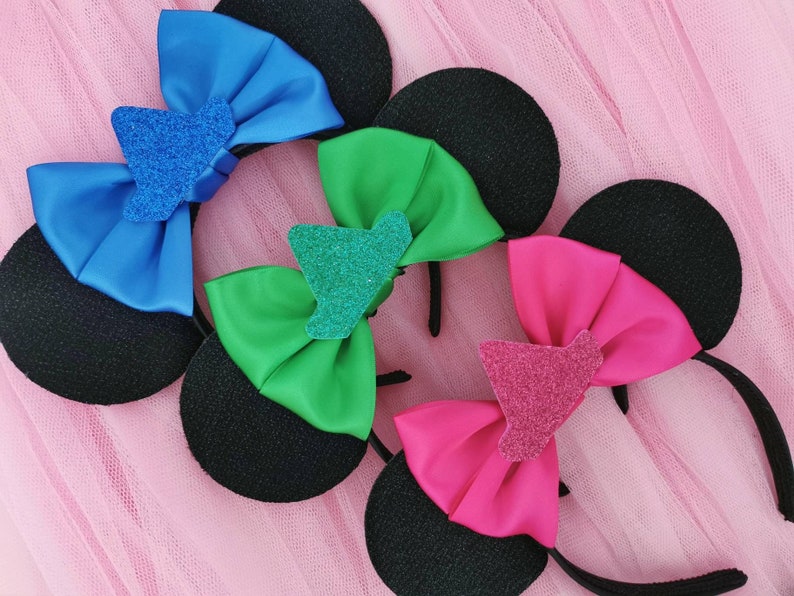 Sleeping Beauty Three Fairy Ears with or without veils Fairy Minnie Mouse Ears by Luby&Lola Fairy Godmother Headband Mouse Ears image 3