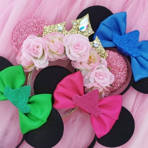 Sleeping Beauty Three Fairy Ears with or without veils Fairy Minnie Mouse Ears by Luby&Lola Fairy Godmother Headband Mouse Ears image 4