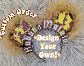 Design Your Own Ears - Animal Kingdom Headband - Vacation Mouse Ears - Adult Mickey Ears - Custom Minnie Ears - Character Ears