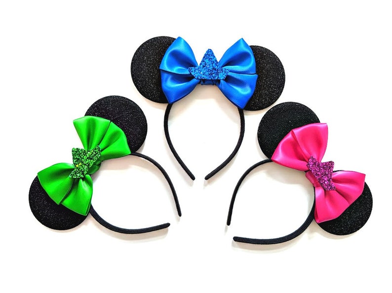 Sleeping Beauty Three Fairy Ears with or without veils Fairy Minnie Mouse Ears by Luby&Lola Fairy Godmother Headband Mouse Ears image 7