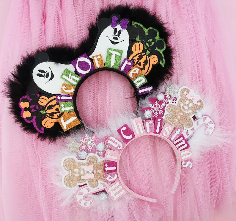 Design Your Own Ears Animal Kingdom Headband Vacation Mouse Ears Adult Mickey Ears Custom Minnie Ears Character Ears image 5