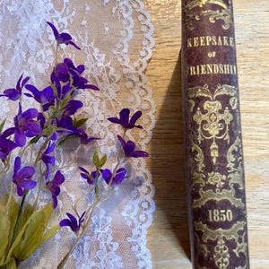 The Keepsake of Friendship, 1850, 1st Edition antiquarian vintage rare book