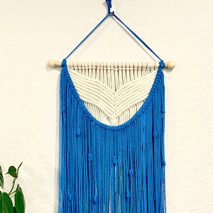 Whale Tail Macrame Wall Hanging