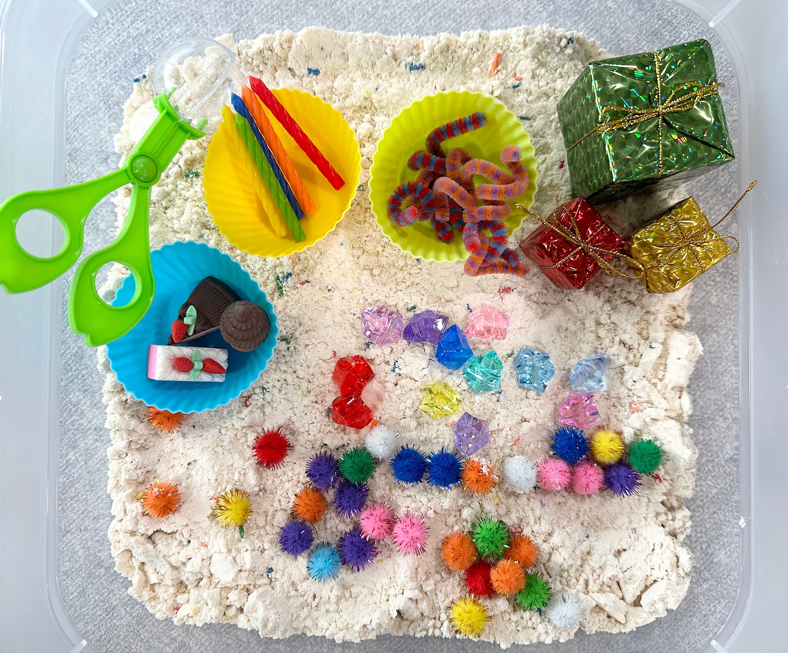 Birthday Sensory Bin Birthday Sensory Kit Preschool Sensory Bin Sensory