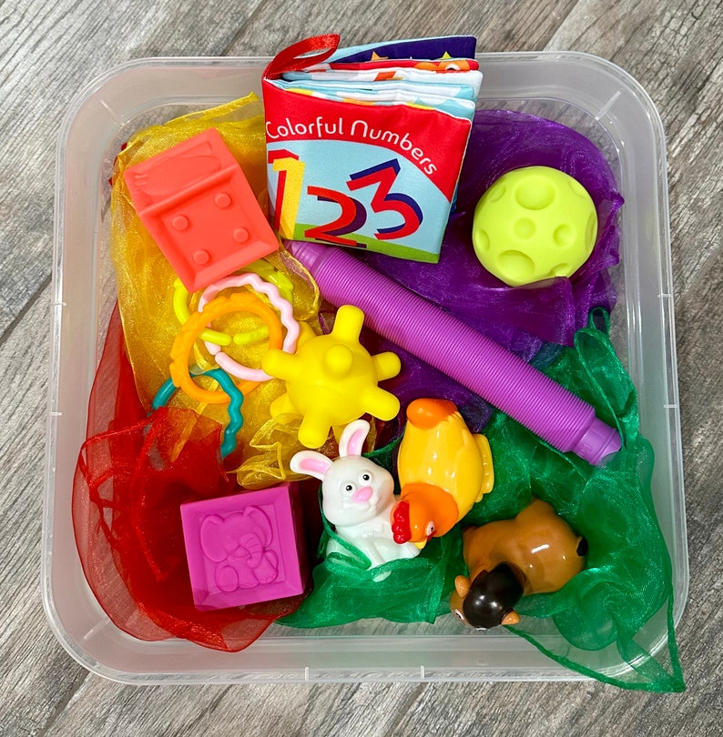 Baby Sensory Bin Baby Sensory Kit Toddler Sensory Bin Sensory Play