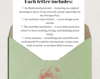 The Persian Post - Snail Mail Club August Subscription