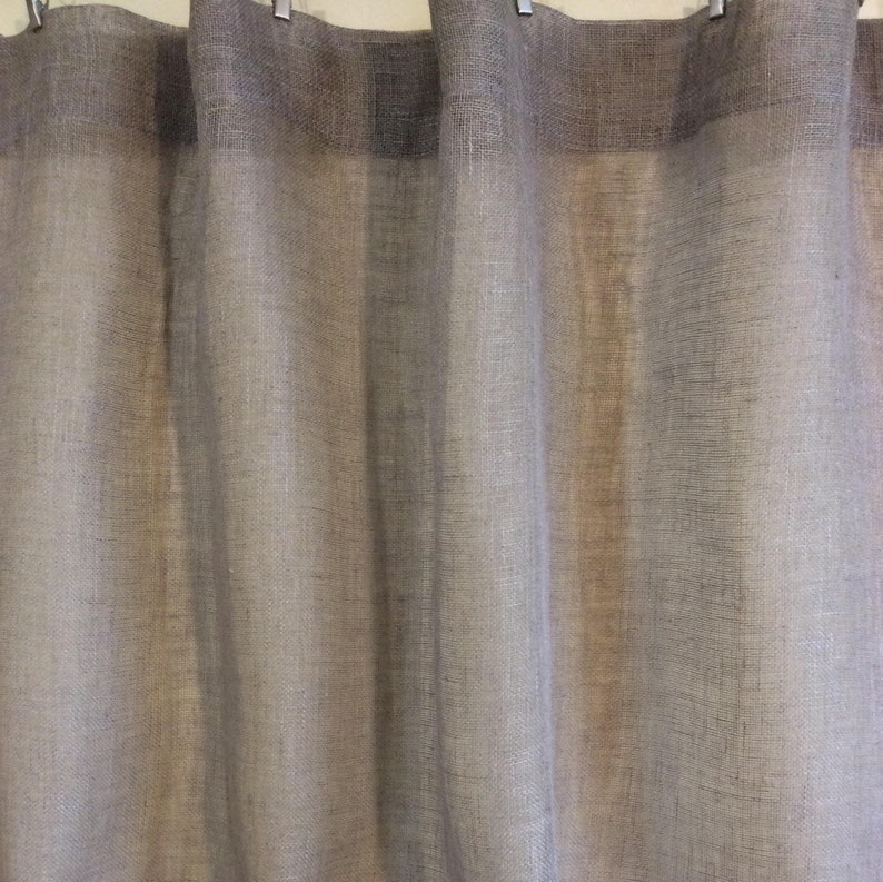 Vorhänge Grau Leinen Cafe Vorhänge Tafeln Küchenvorhänge | Etsy