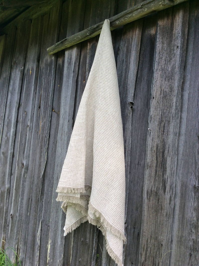 Linen throw blanket Rustic Linen Coverlet Linen Bedspread Summer Blanket Softened Linen Bedding