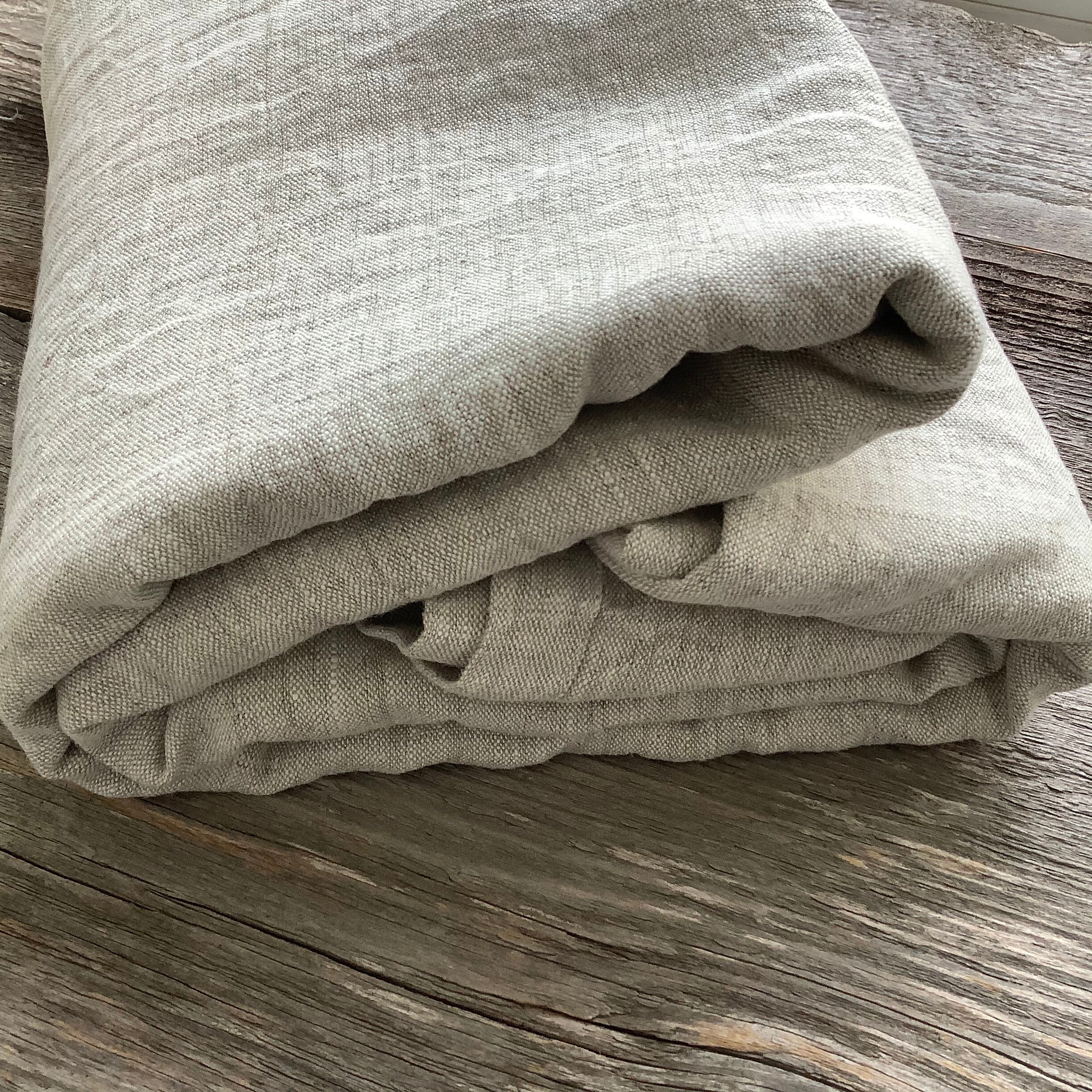 Stone washed linen blanket Pure linen bedding Etsy