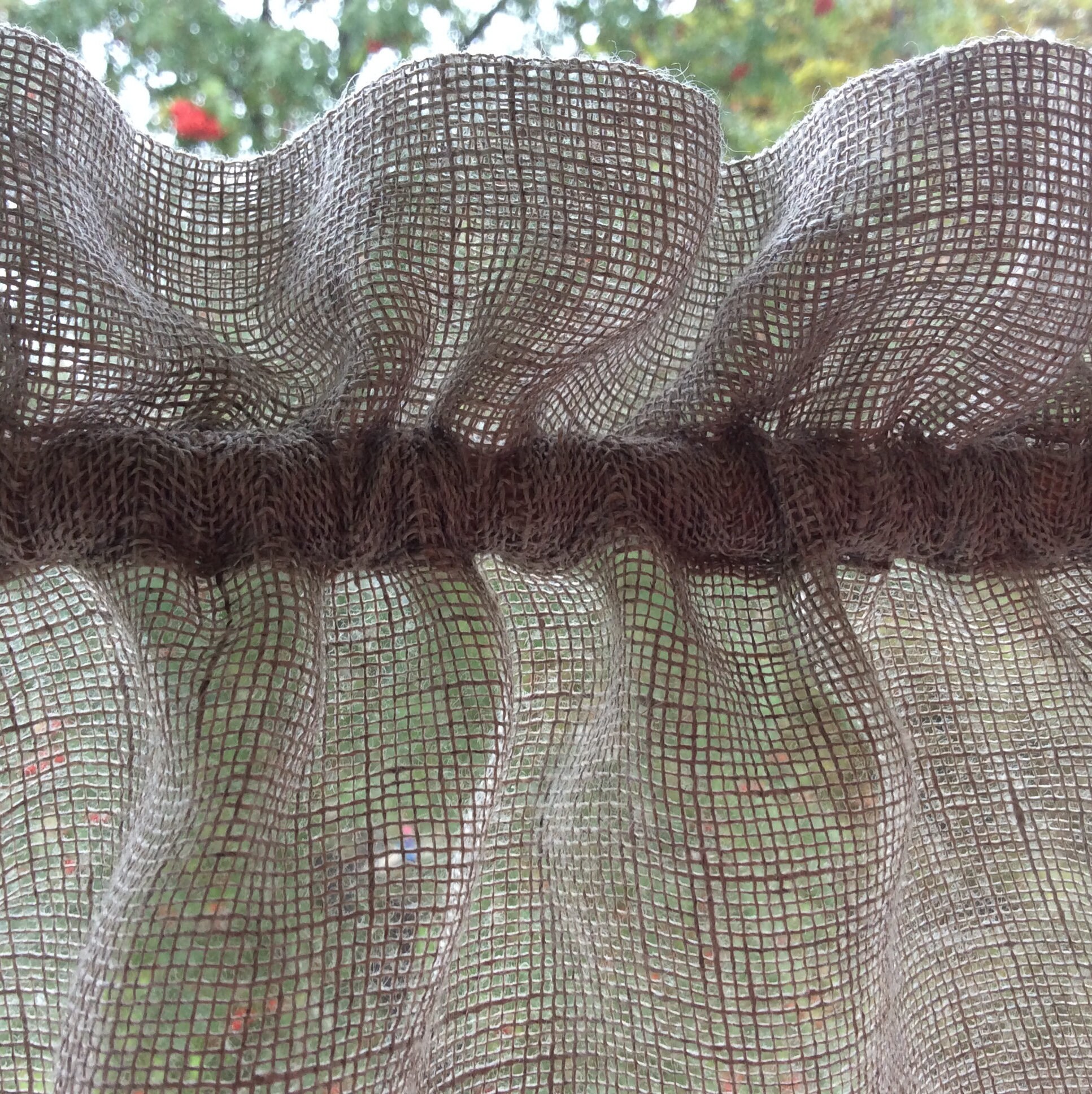 Wabi Sabi Linen Door Curtains Gray Kitchen Valances Rustic Etsy