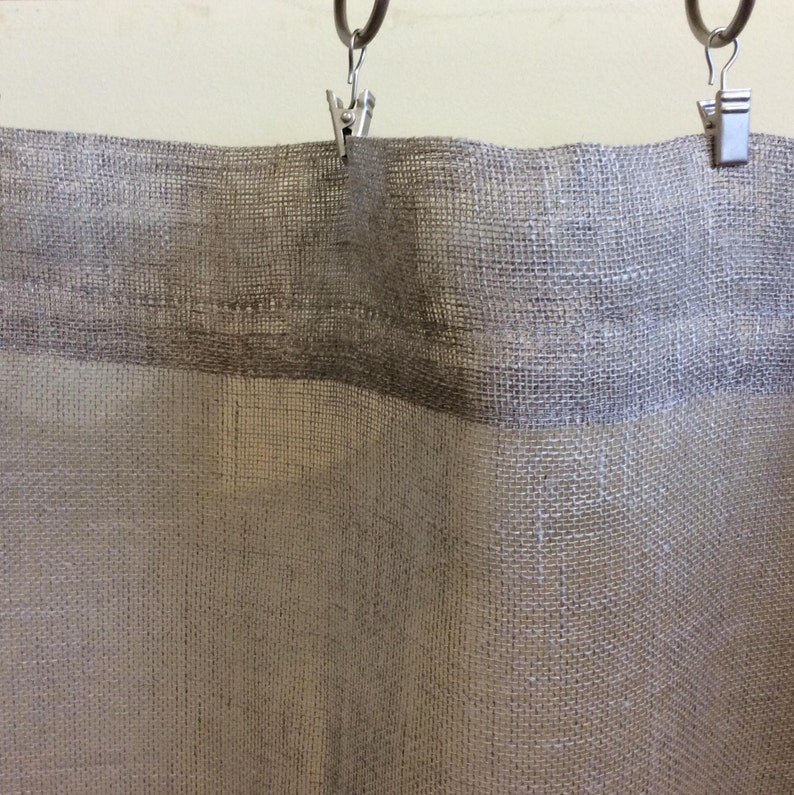 Linen Kitchen Cafe Curtain Panels Handmade Eco Friendly Grey - Etsy