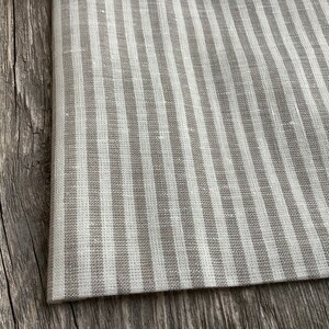 Farmhouse curtains Linen Cafe Curtains Kitchen valances Striped linen Rustic curtains  Linen drapes Cottage curtains