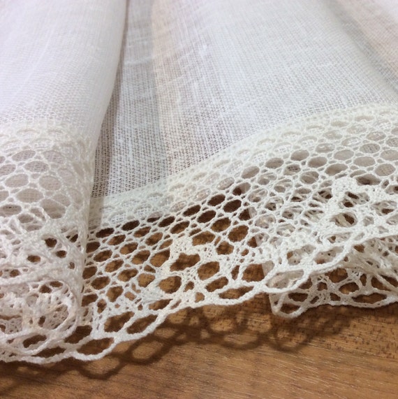 Farmhouse Curtains Kitchen Valances Rustic Curtains Linen Etsy
