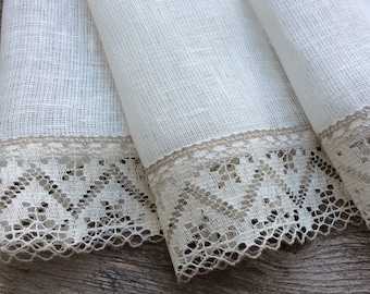 Panneau de rideau de cuisine shabby chic sur mesure