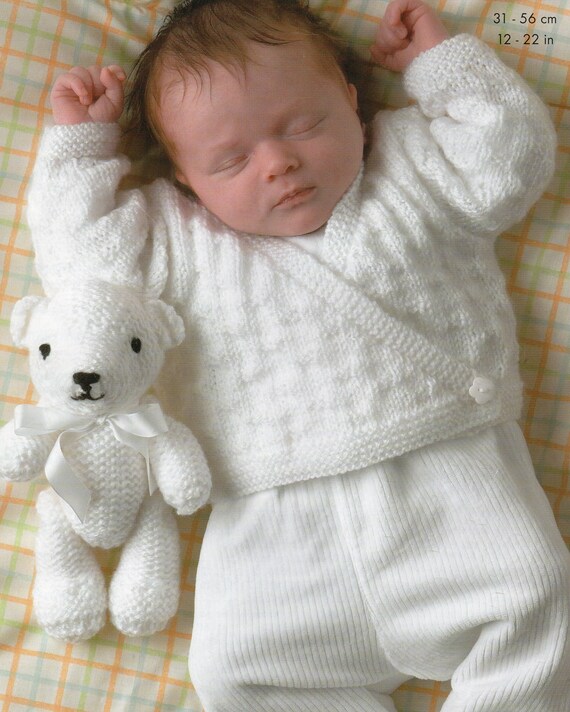 teddy bear cardigan knitting pattern