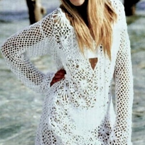 PDF Crochet Pattern - Beach Summet Top/Dress/Cover-Up - Instant Download