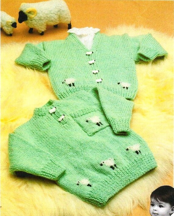 sheep cardigan knitting pattern