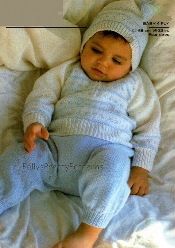 baby knitted tracksuit