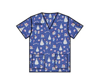 Custom made , Australian-Made Nurse Scrubs: Crafted with Care Down Under , Handmade Nurse Scrubs - Comfort and Care in Every Stitch UNISEX