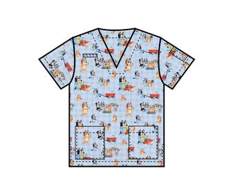 Custom made , Australian-Made Nurse Scrubs: Crafted with Care Down Under , Handmade Nurse Scrubs - Comfort and Care in Every Stitch UNISEX