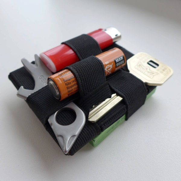 Square EDC / USB flashdrive pocket organizer