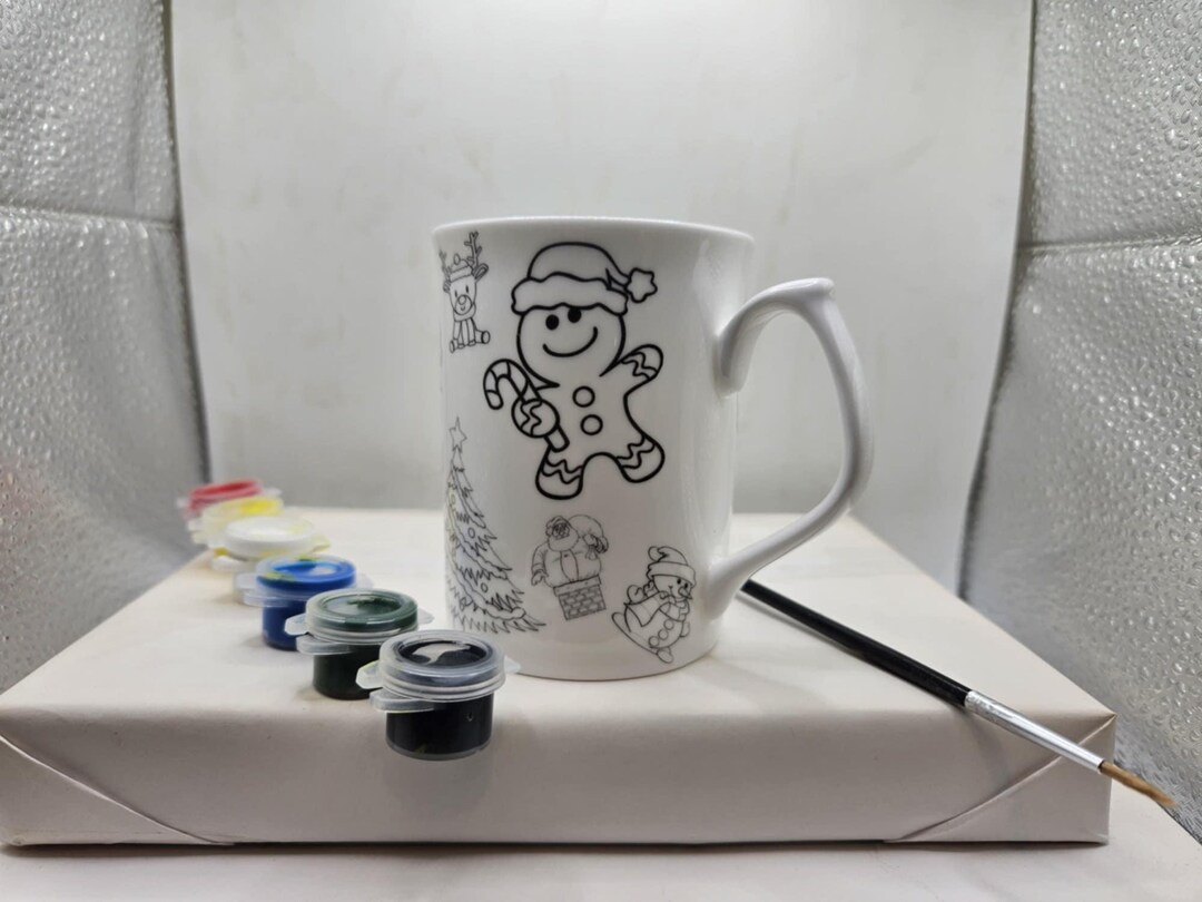 Colour-In Christmas Mug - Activities