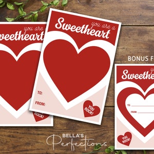 Sie sind ein Schatz Valentinstag Cookie-Karte | 4 Größen enthalten | Konversations-Herz-Plätzchen