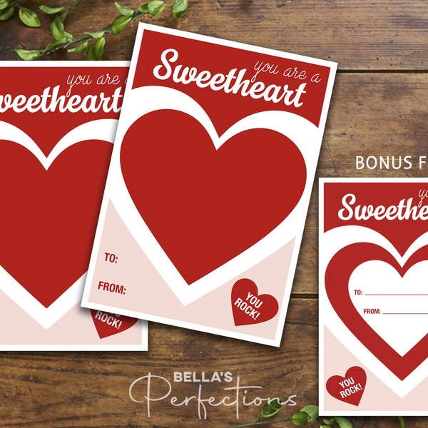 You are a Sweetheart Valentine's Day Cookie Card | 4 Sizes Included | Conversation Heart Cookie