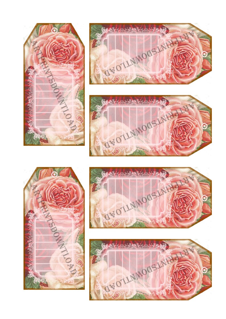 Printable Gift Tags Printable Gift Tag Vintage Style Gift Tags - Etsy