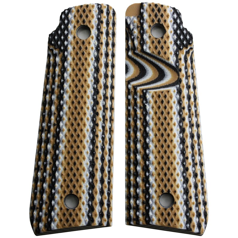 RUGER MARK IV 22/45 Lite Grips G10 Slash Burn Design Fits