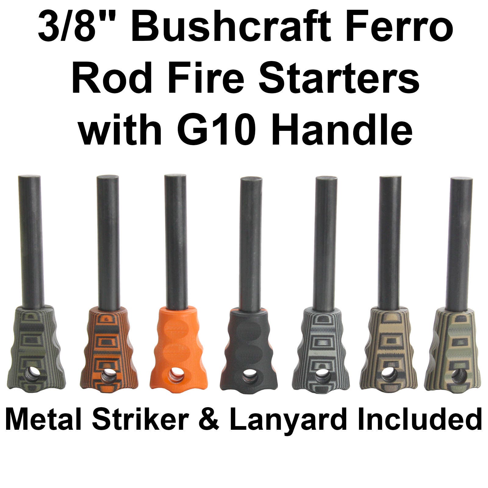 Texas Bushcraft Fire Starter Hiking and Backpacking Gear Waterproof