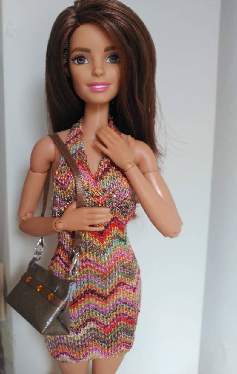 Pullipminiature complementcomplement dolls fashion Royalty Bag scale 1:6 for Barbie dolls Blythe