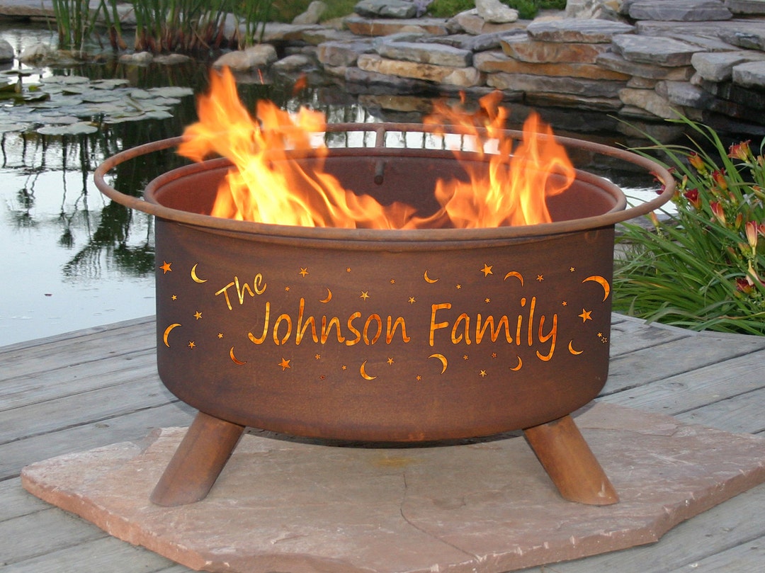 Personalized Fire Pit Engagement Gift Idea Personalized Wedding Gift ...