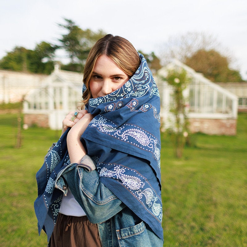 12 Confezione Di Paisley Bandana Testa Avvolgere Sciarpe Colori - Foto 8