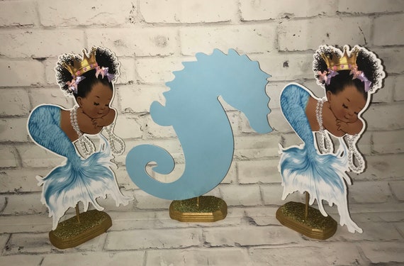 Mermaid theme centerpieces **please read listing details before ordering ** priced each Il_570xn