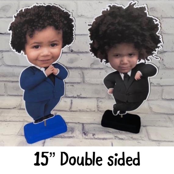 Personalized The Boss Face Centerpiece Real Life Face Centerpiece Boss Baby party favors plates treats favor bags Boss Baby backdrop Il_570xn