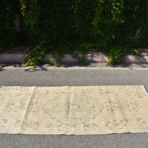 Turkey Vintage Rug, 4x8 Turkish Rug, Kitchen Rug, Boho Decor, shops Handmade Rug, Antique Rug, Cappadocia Rug, Use Rug, Living Room Rug
