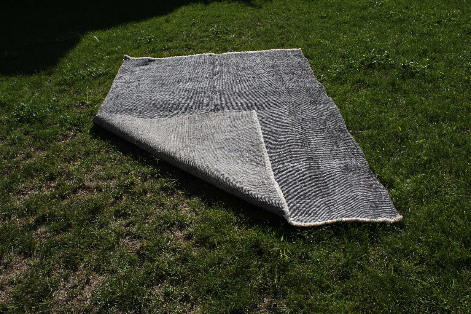 Grauer Teppich Wollteppich Wollteppich Wollteppich Oushak | Etsy