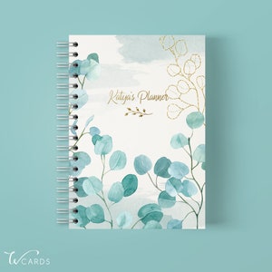 Daily Planner Book 2024-2025 Journal Weekly Monthly Planner Personalized Notebook Academic Planner 2024