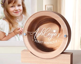 First Haircut Keepsake Box, Baby's First Curl, Baby's First Lock Of Hair Gift for Parents