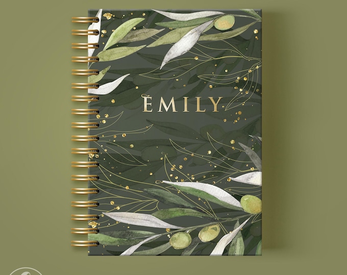 Daily Planner 2027 Weekly Monthly, Dated Planner Personalized Notebook Journal, Academic planner hourly