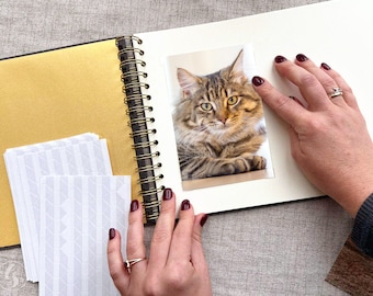 Add-On for Albums - Transparent Photo Corner Stickers - 102 Pieces per Sheet