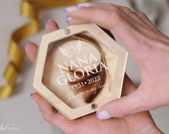 Lock of Hair Keepsake for Mother Sympathy Gifts for Loss of a Loved One