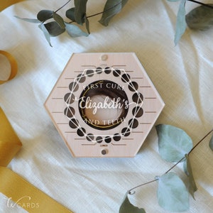 Charming Tooth Fairy Box for baby teeth keepsake, first haircut, and lost teeth storage—an ideal baby shower gift.