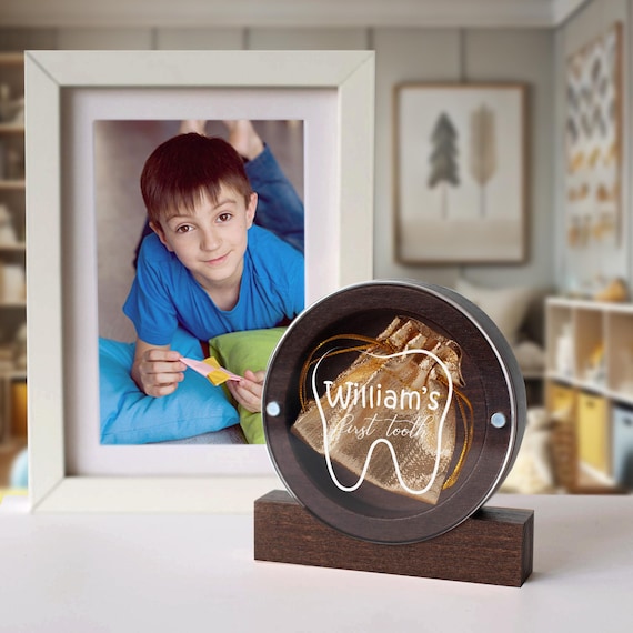 DOITOOL Baby Keepsake Box Baby Teeth Box Wood Fetal Hair Collection Box 3 Glass Bottle Tooth Holder Saver Box Souvenir Storage Box Kids Keepsake