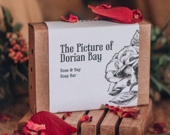 Organic Soap Bar • Sweet Orange & Rose • The Picture of Dorian Bay