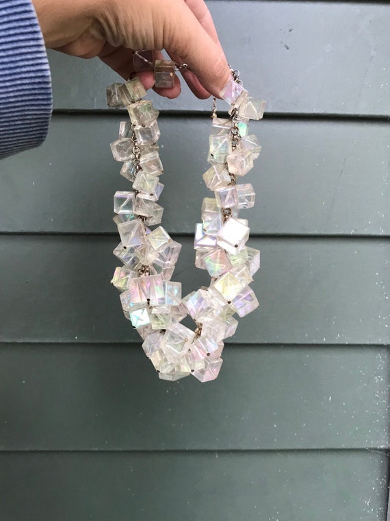 Vintage Necklace 80s Jewelry Bold Chunky Neckpiece