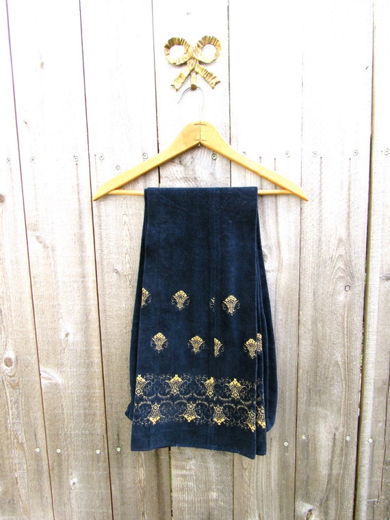 Vintage Pants Hippie Pants Boho Pants Velvet Pants